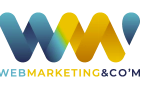 logo de webmarketing & communication (blog) qui a publié un article sur la création de page wikipédia pour les entreprises, rédigé par Nelly Darbois de Wikiconsult