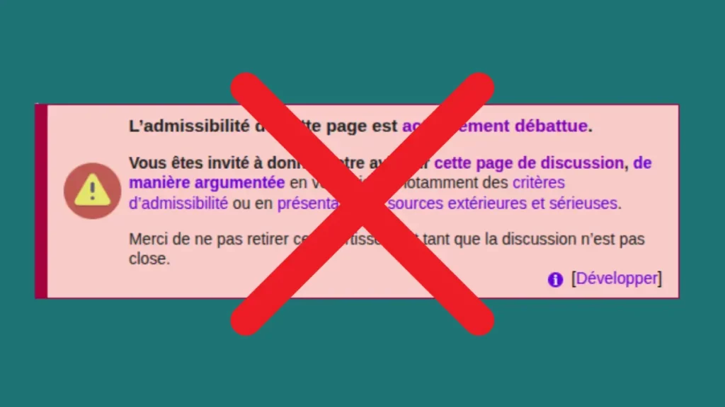 comment supprimer un bandeau en haut d'une page wikipédia ou plusieurs bandeaux