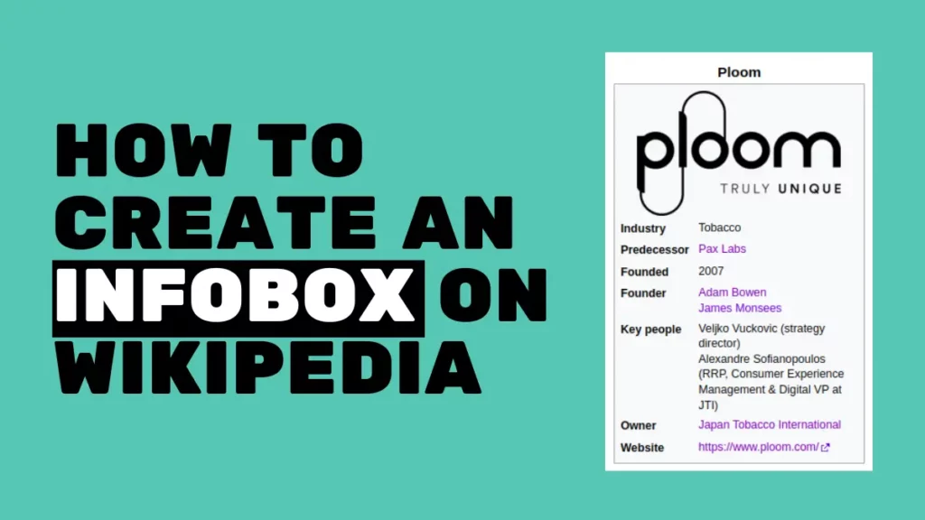 how to create an infobox on wikipedia