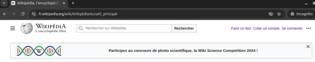 comment créer un compte sur wikipédia, aperçu du bouton sur lequel cliquer