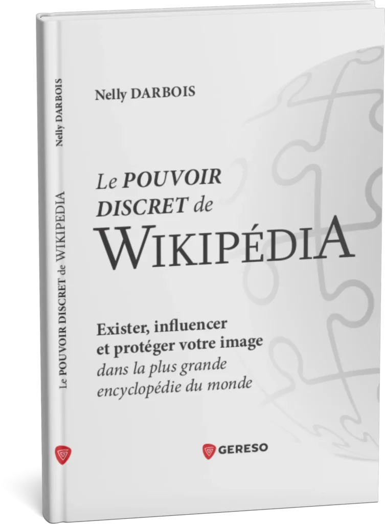 couverture du livre de nelly darbois le pouvoir discret de wikipédia aux éditions Géréso