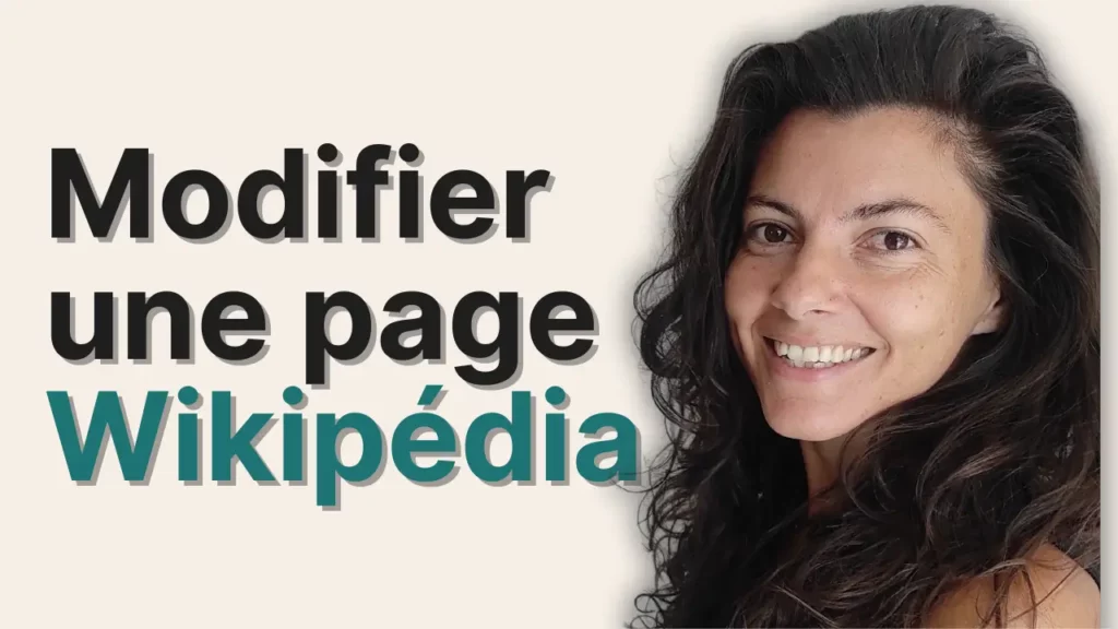 comment modifier, mettre à jour une page wikipédia