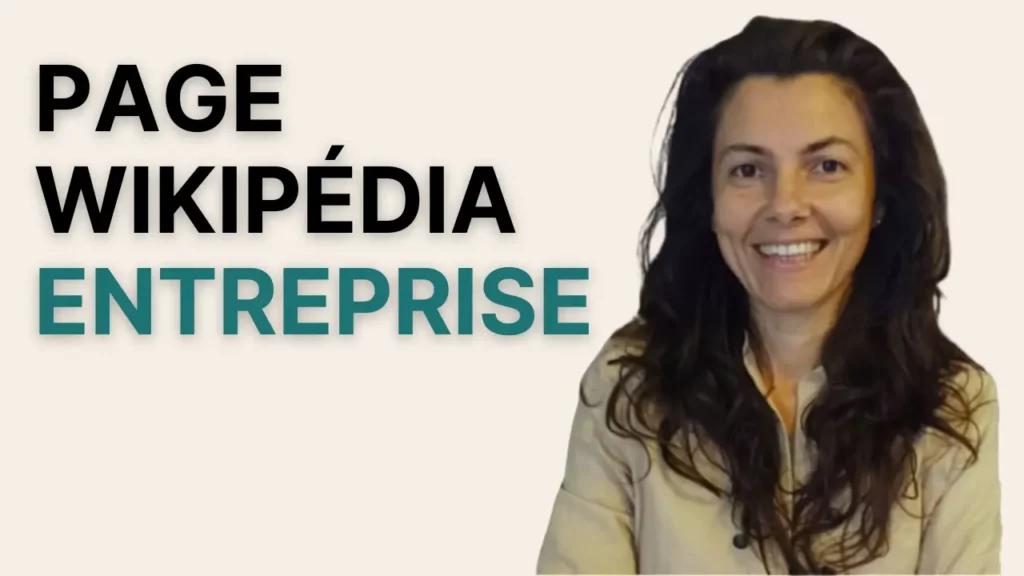 comment créer ou modifier une page wikipédia pour une entreprise